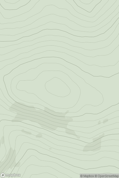 Thumbnail image for Slieveanard (Sliabh an Aird) showing contour plot for surrounding peak