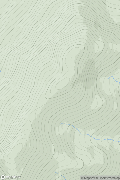 Thumbnail image for Cnoc na Steige (mullach thoir thuaidh) (Staigue NE Top) showing contour plot for surrounding peak