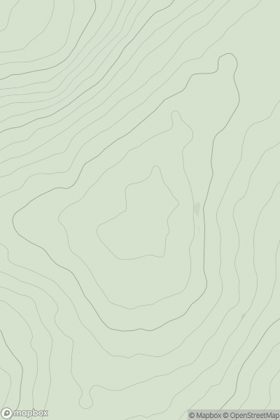 Thumbnail image for Farbreague (Hardyman) (Fear Breige) showing contour plot for surrounding peak