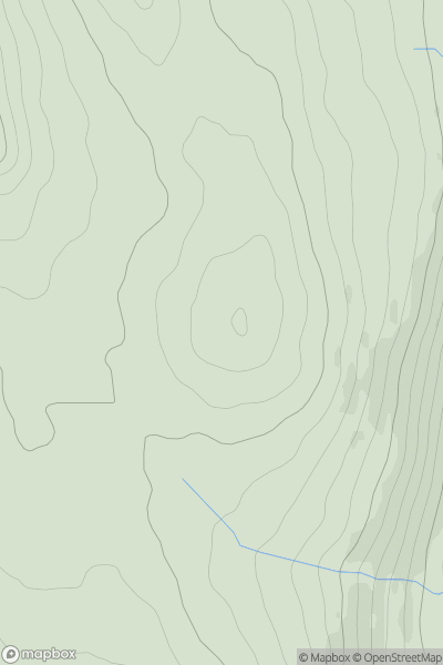 Thumbnail image for Corick Mountain (Cnoc an Chomraic) showing contour plot for surrounding peak