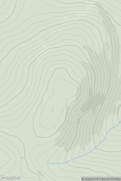 Thumbnail image for Anglesey Mountain showing contour plot for surrounding peak