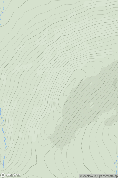Thumbnail image for Knockbrack (Gulba Mor) showing contour plot for surrounding peak