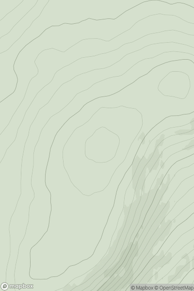 Thumbnail image for Coolnasillagh Mountain (Sliabh Chuil na Saileach) showing contour plot for surrounding peak
