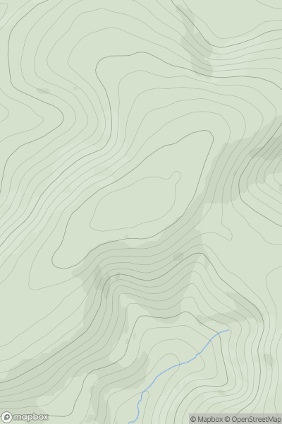 Thumbnail image for Glenaneagh showing contour plot for surrounding peak