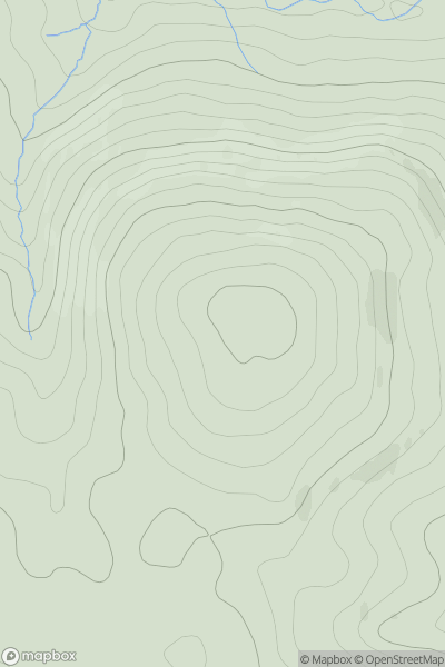 Thumbnail image for Knockane (An Cnocan) showing contour plot for surrounding peak