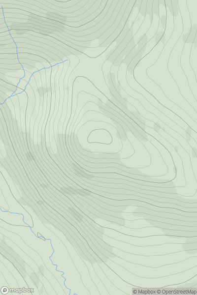 Thumbnail image for Nephin Beg S Top showing contour plot for surrounding peak