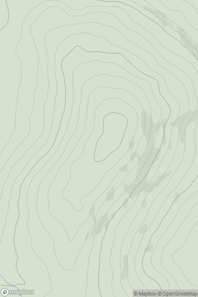 Thumbnail image for Carrigleitrim (Carraig Liatroma) showing contour plot for surrounding peak