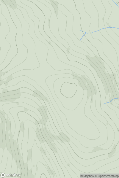 Thumbnail image for Castleconor showing contour plot for surrounding peak