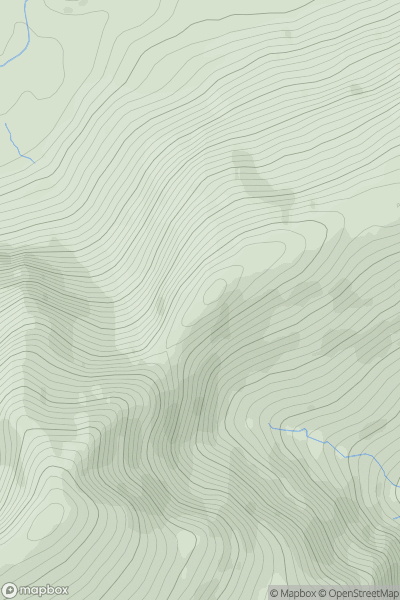 Thumbnail image for Tooreenbaha (Tuairin Beatha) showing contour plot for surrounding peak