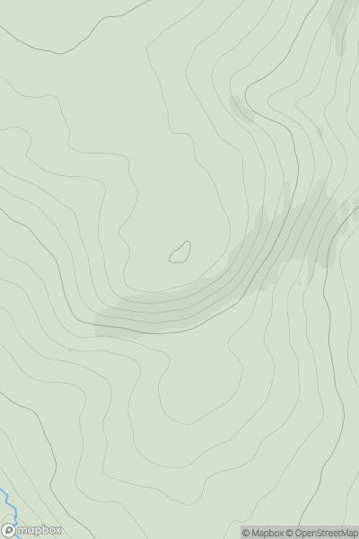 Thumbnail image for Taur (Bucaura) (Teamhair) showing contour plot for surrounding peak