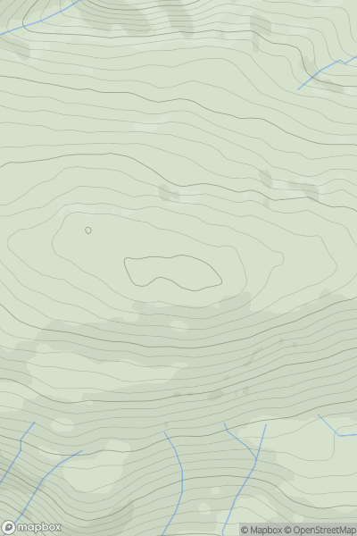 Thumbnail image for Glan-hafon (Y Garn) showing contour plot for surrounding peak