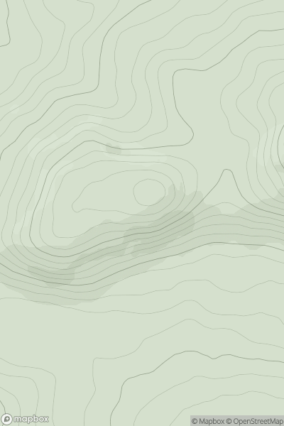 Thumbnail image for An Leathchruach (Lacroagh) showing contour plot for surrounding peak