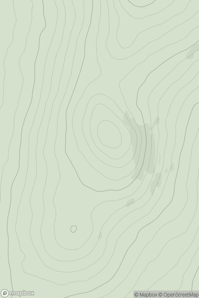 Thumbnail image for Bleantasour Mountain (Cnoc Bhleantas Odhar) showing contour plot for surrounding peak