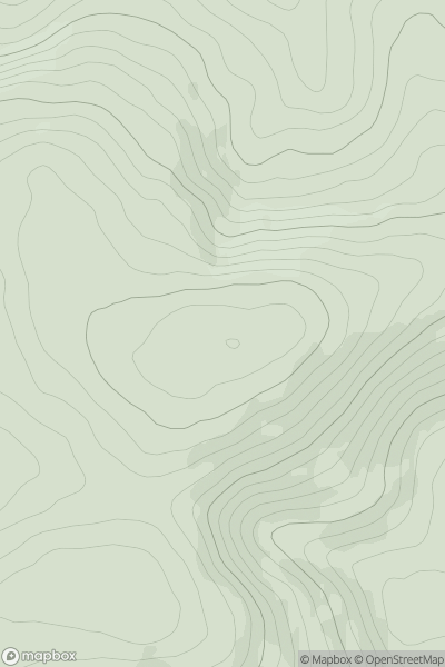Thumbnail image for Slieve Felim E Top showing contour plot for surrounding peak