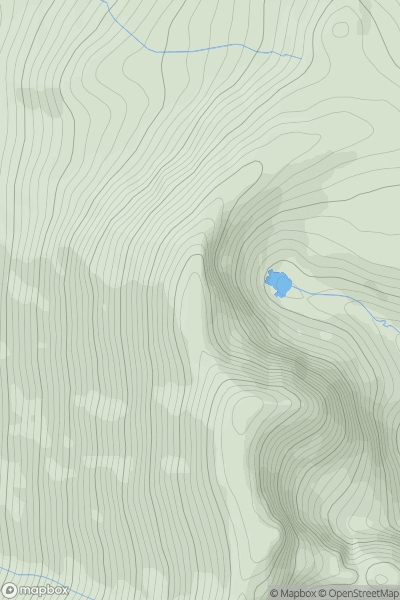 Thumbnail image for Brandon Far North Top showing contour plot for surrounding peak