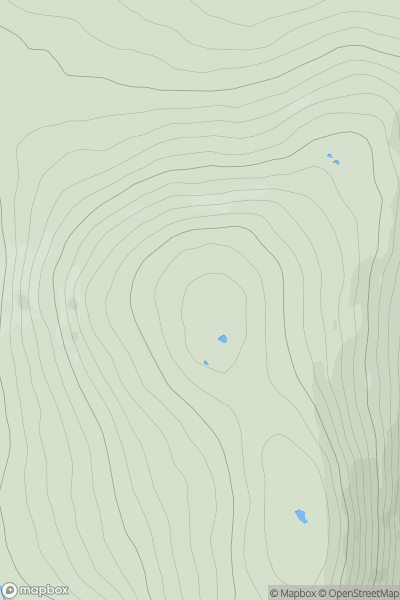 Thumbnail image for Pigeon Rock North showing contour plot for surrounding peak