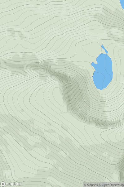 Thumbnail image for Cyfrwy showing contour plot for surrounding peak