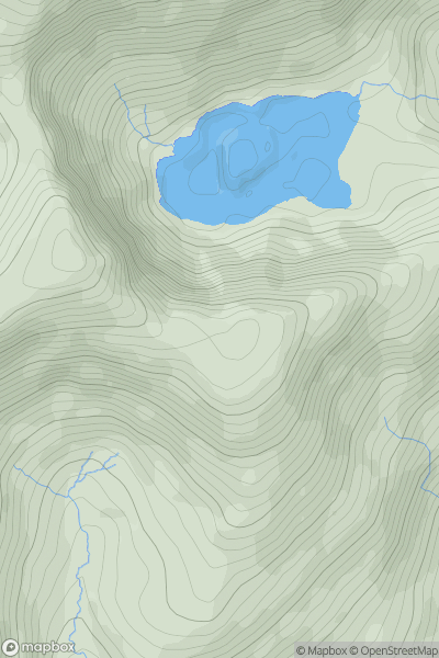Thumbnail image for Craig Lwyd showing contour plot for surrounding peak