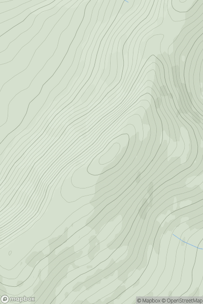 Thumbnail image for Craig-y-llyn showing contour plot for surrounding peak