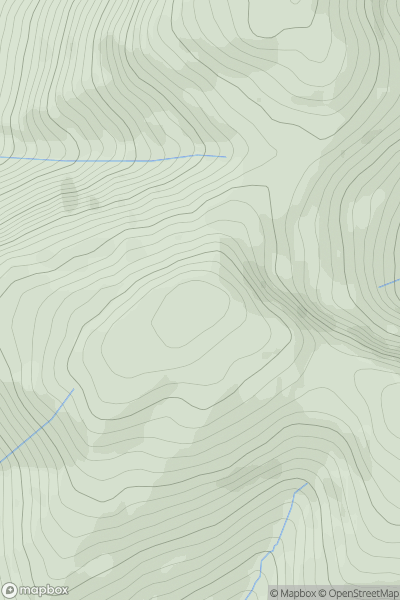 Thumbnail image for Ceiswyn showing contour plot for surrounding peak