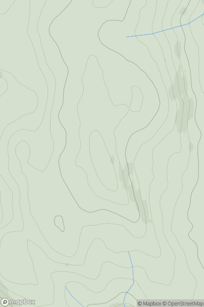 Thumbnail image for Garreg-hir showing contour plot for surrounding peak