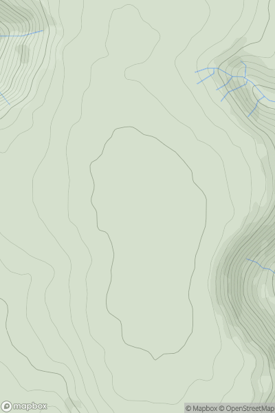 Thumbnail image for Great Rhos showing contour plot for surrounding peak