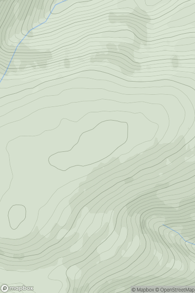 Thumbnail image for Bache Hill showing contour plot for surrounding peak