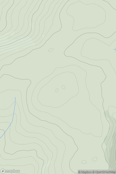 Thumbnail image for Llanfihangel Hill (Colva Hill) showing contour plot for surrounding peak