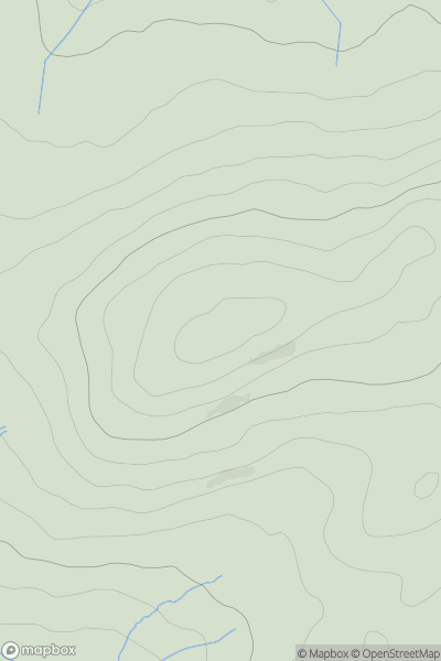 Thumbnail image for Drygarn Fawr showing contour plot for surrounding peak