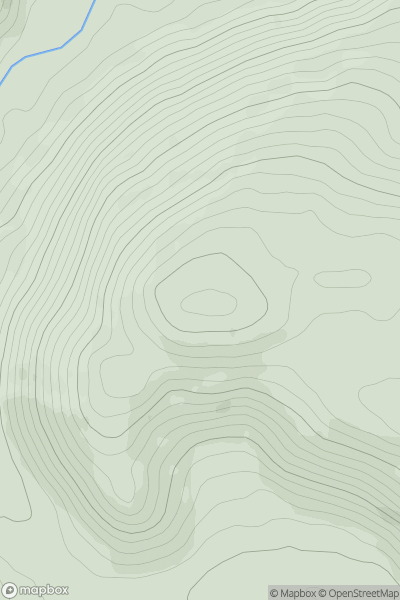 Thumbnail image for Carn Gafallt showing contour plot for surrounding peak