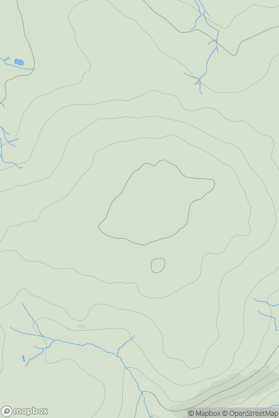 Thumbnail image for Brandy Hill showing contour plot for surrounding peak