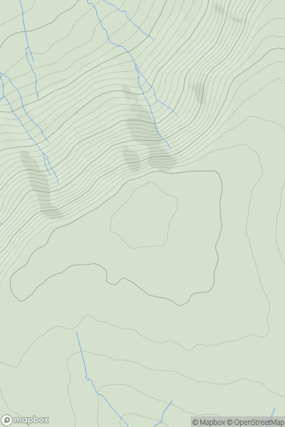 Thumbnail image for Rhos Dirion showing contour plot for surrounding peak