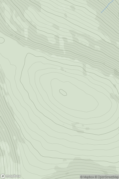 Thumbnail image for Pen Cerrig-calch showing contour plot for surrounding peak