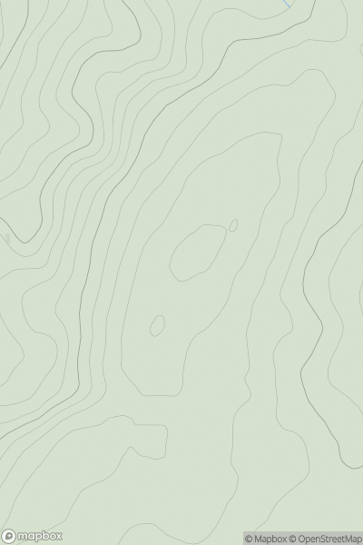 Thumbnail image for Mynydd Bwlch-y-Groes showing contour plot for surrounding peak