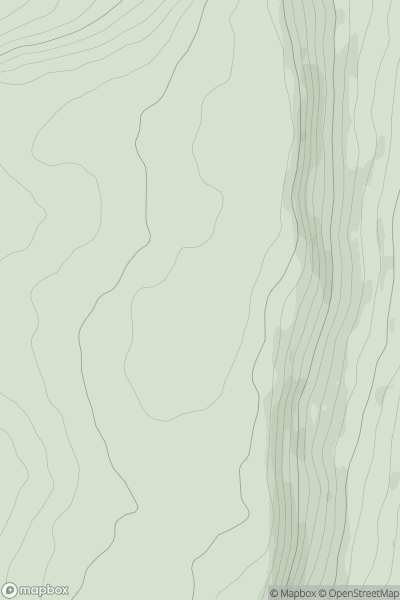 Thumbnail image for Mynydd Drumau showing contour plot for surrounding peak
