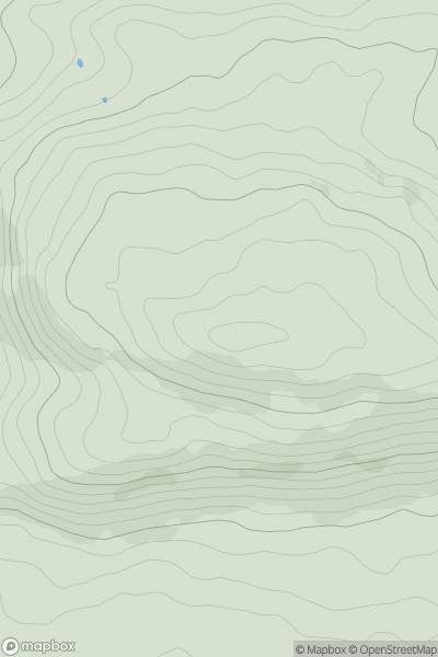 Thumbnail image for Kilvey Hill showing contour plot for surrounding peak
