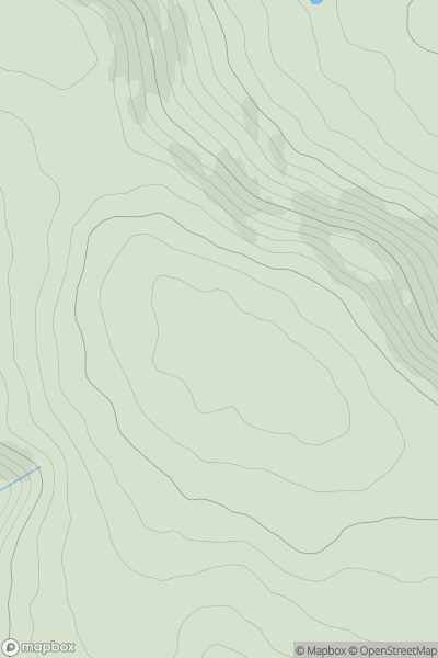 Thumbnail image for Coety Mountain (Coity Mountain) (Mynydd Coety) showing contour plot for surrounding peak