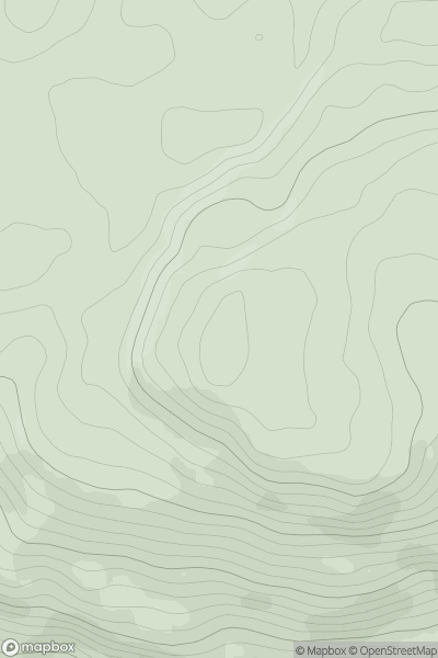 Thumbnail image for Beinn Lora showing contour plot for surrounding peak