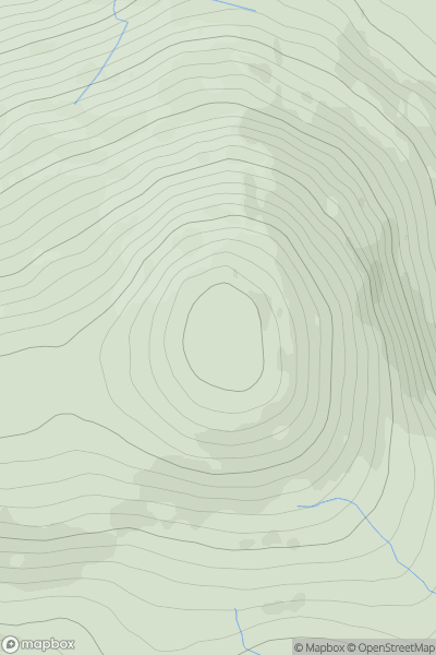 Thumbnail image for Hedgehope Hill showing contour plot for surrounding peak