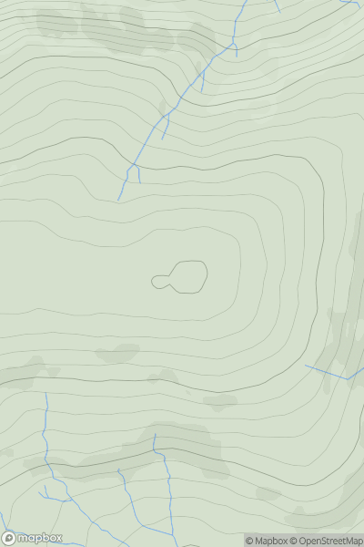 Thumbnail image for Comb Fell showing contour plot for surrounding peak