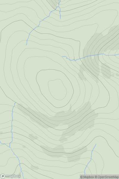 Thumbnail image for Cushat Law showing contour plot for surrounding peak