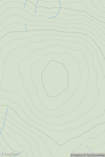 Thumbnail image for Bloodybush Edge showing contour plot for surrounding peak