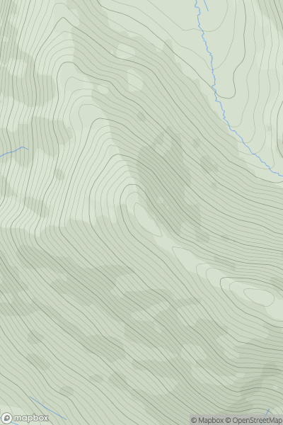 Thumbnail image for Ullock Pike showing contour plot for surrounding peak