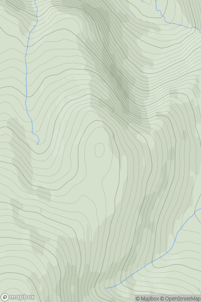 Thumbnail image for Bakestall showing contour plot for surrounding peak