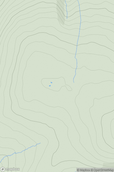 Thumbnail image for Mungrisdale Common showing contour plot for surrounding peak