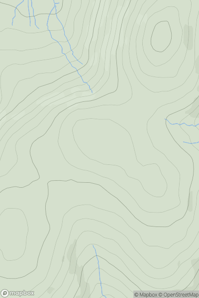 Thumbnail image for Hare Stones showing contour plot for surrounding peak