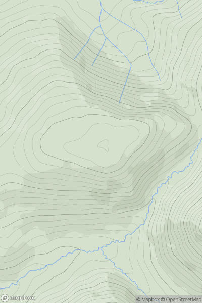 Thumbnail image for Great Cockup showing contour plot for surrounding peak