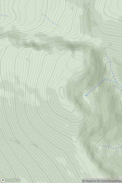 Thumbnail image for Scafell showing contour plot for surrounding peak