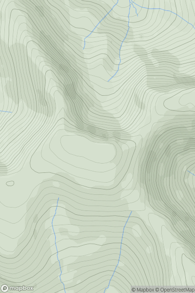 Thumbnail image for Scoat Fell showing contour plot for surrounding peak