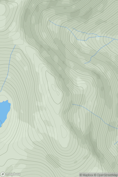 Thumbnail image for Red Pike (Wasdale) showing contour plot for surrounding peak